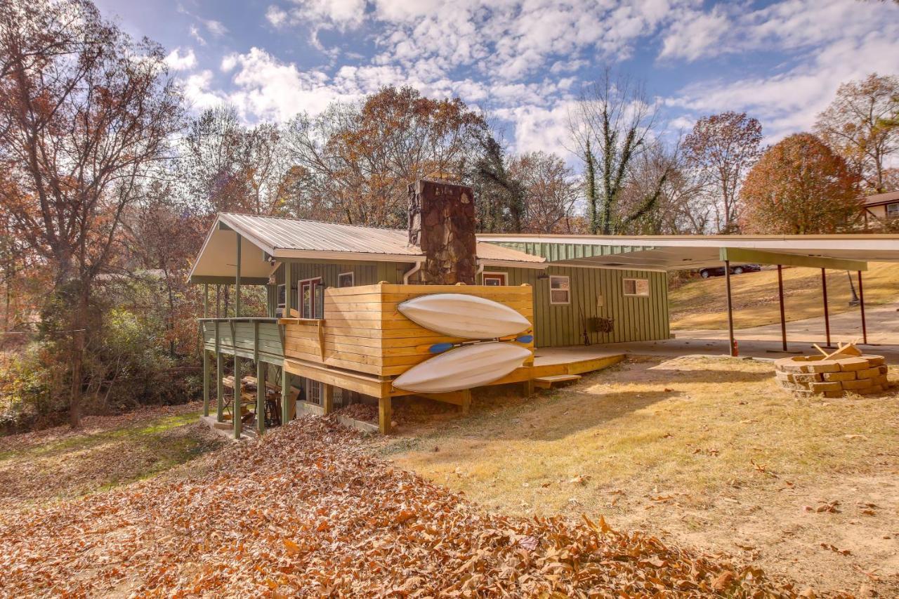Pet-Friendly Chattanooga Cabin With Hot Tub And Kayaks Bagian luar foto